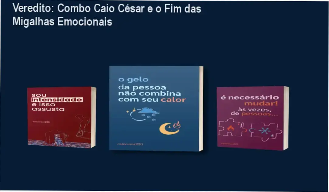 Capa dos ebooks O gelo da pessoa não combina com seu calor e Sou intensidade e isso assusta de Caio César da Silva