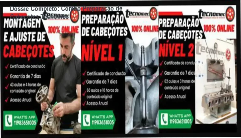 Dossiê Completo: Combo Preparação de Cabeçotes Tecnomec