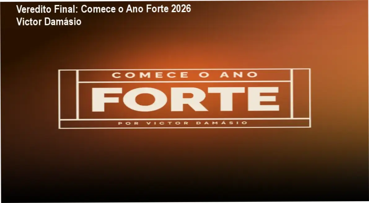 Victor Damásio Comece o Ano Forte 2026 bastidores e funcionamento da mentoria