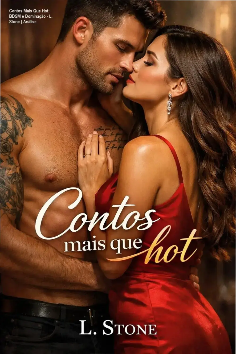 Capa do ebook Contos Mais Que Hot BDSM de L. Stone com temática de dominação