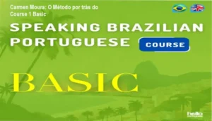 Interface de aprendizado e materiais didáticos do Course 1: Basic da Carmen Moura
