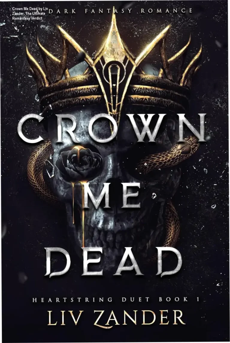 Crown Me Dead ebook cover by Liv Zander showcasing dark fantasy romance aesthetics