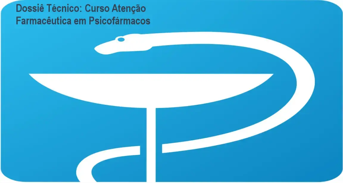 Farmacêutico analisando materiais do Curso de Atenção Farmacêutica em Psicofármacos do ICTQ