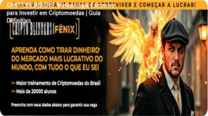 Imagem ilustrando a metodologia CRIPTOBLINDERS com gráficos de Bitcoin e icones de análise técnica