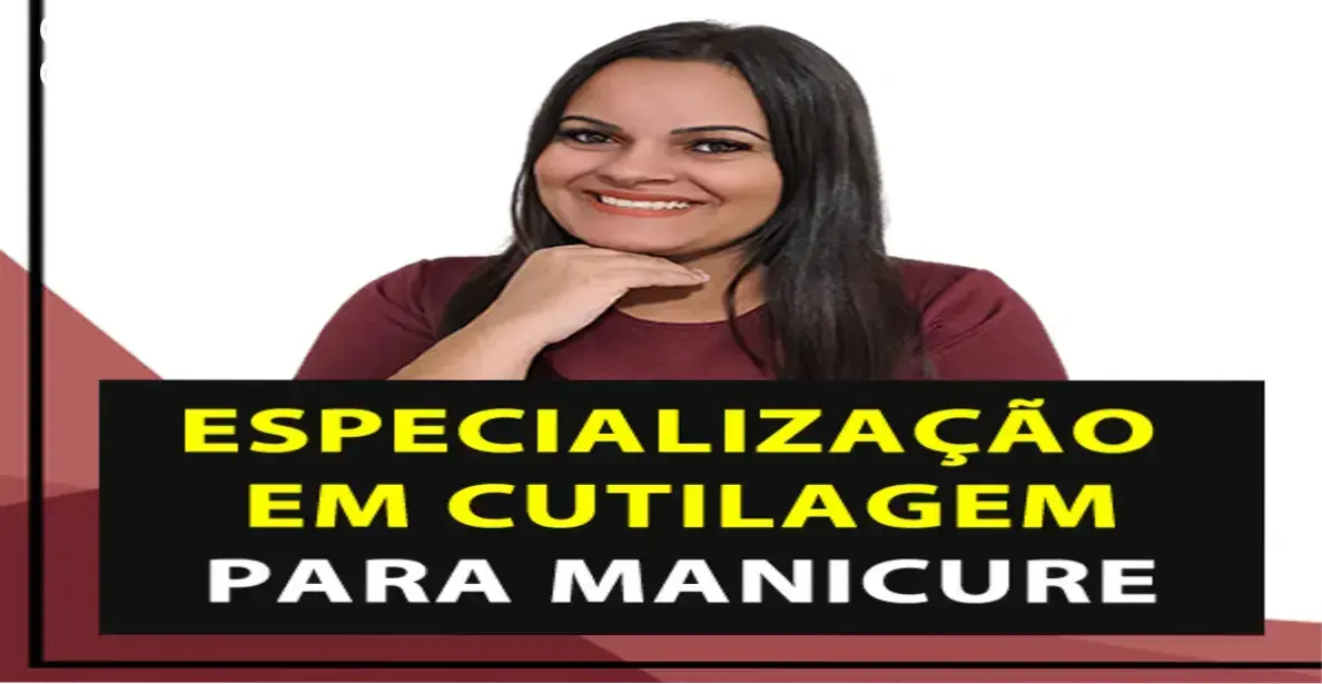 Curso de Cutilagem para Manicures com Faby Cardoso apresentando técnicas de corte bordado e acabamento profissional