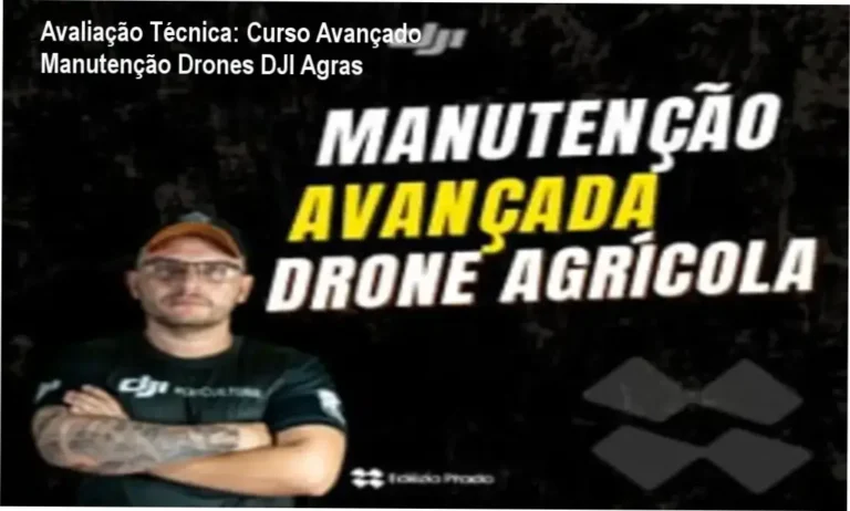 Curso de manutenção eletrônica para drones Agras com apostilas técnicas