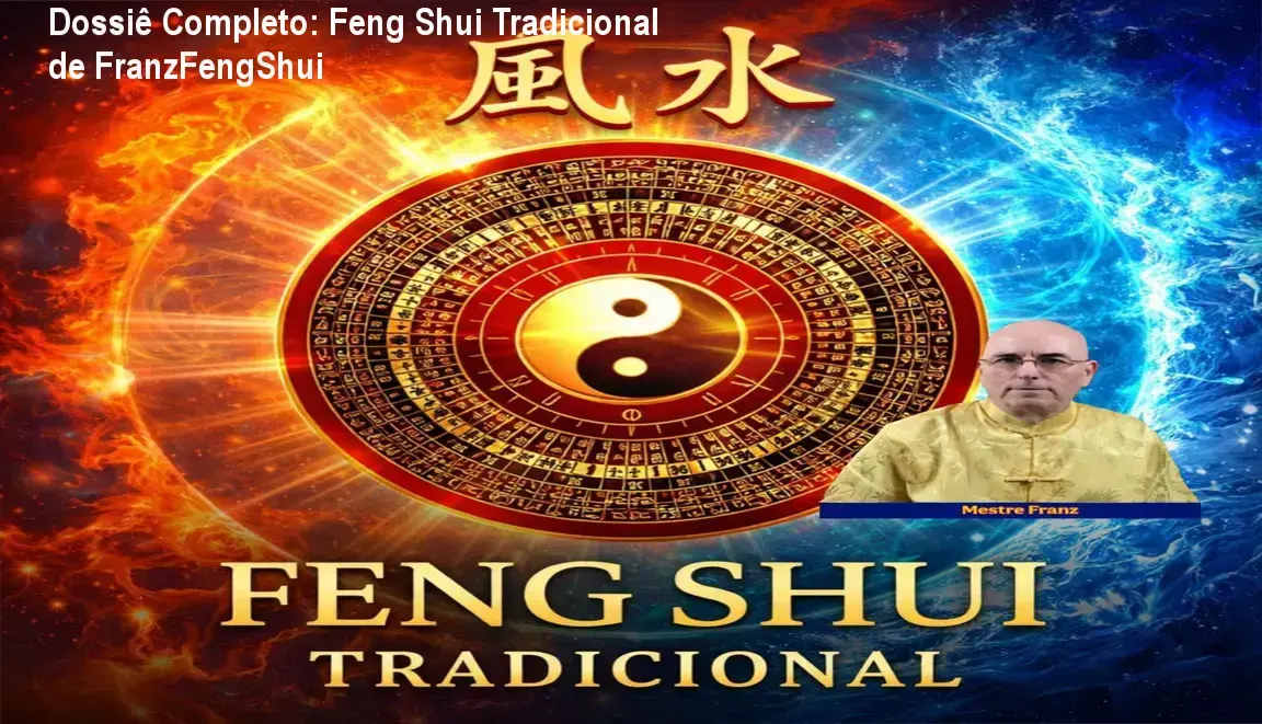 Detalhes técnicos do método de Feng Shui Tradicional do FranzFengShui utilizando bússola Lo Pan e cálculos de escolas clássicas