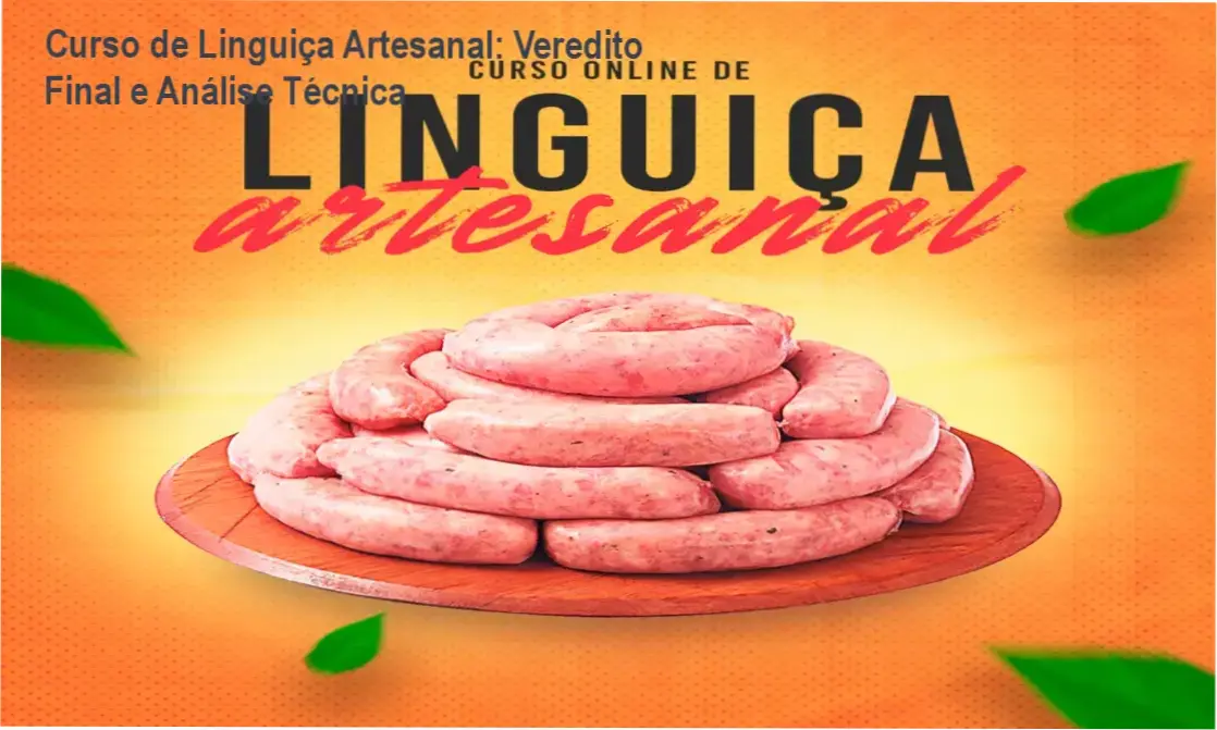 Produção de linguiça artesanal profissional seguindo as técnicas do curso MR Virtus