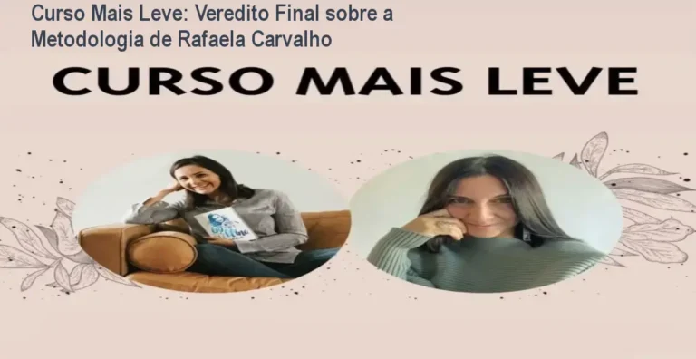 Curso Mais Leve de Rafaela Carvalho e Roberta Ferec: visão interna do funcionamento dos áudios