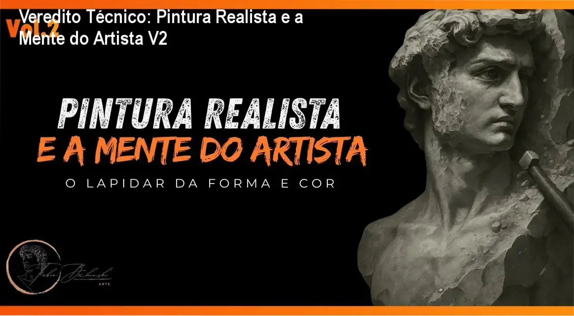 Detalhe de pintura realista em escultura aplicando técnicas de forma e cor do curso de Fábio Bechinski