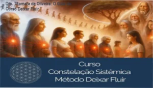 Curso Vip Constelação Familiar Sistêmica Deixar Fluir de Dra. Thamara de Oliveira revelando os bastidores do método