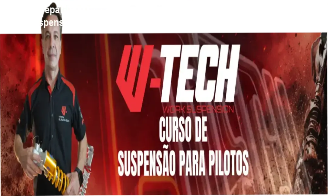 Curso W-Tech de Alex Crepaldi apresentando bastidores e detalhes técnicos de regulagem de suspensão Off-Road