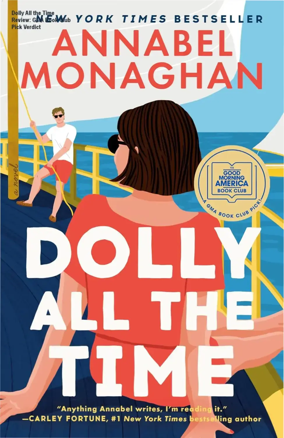 Dolly All the Time paperback book cover by Annabel Monaghan GMA Book Club Pick