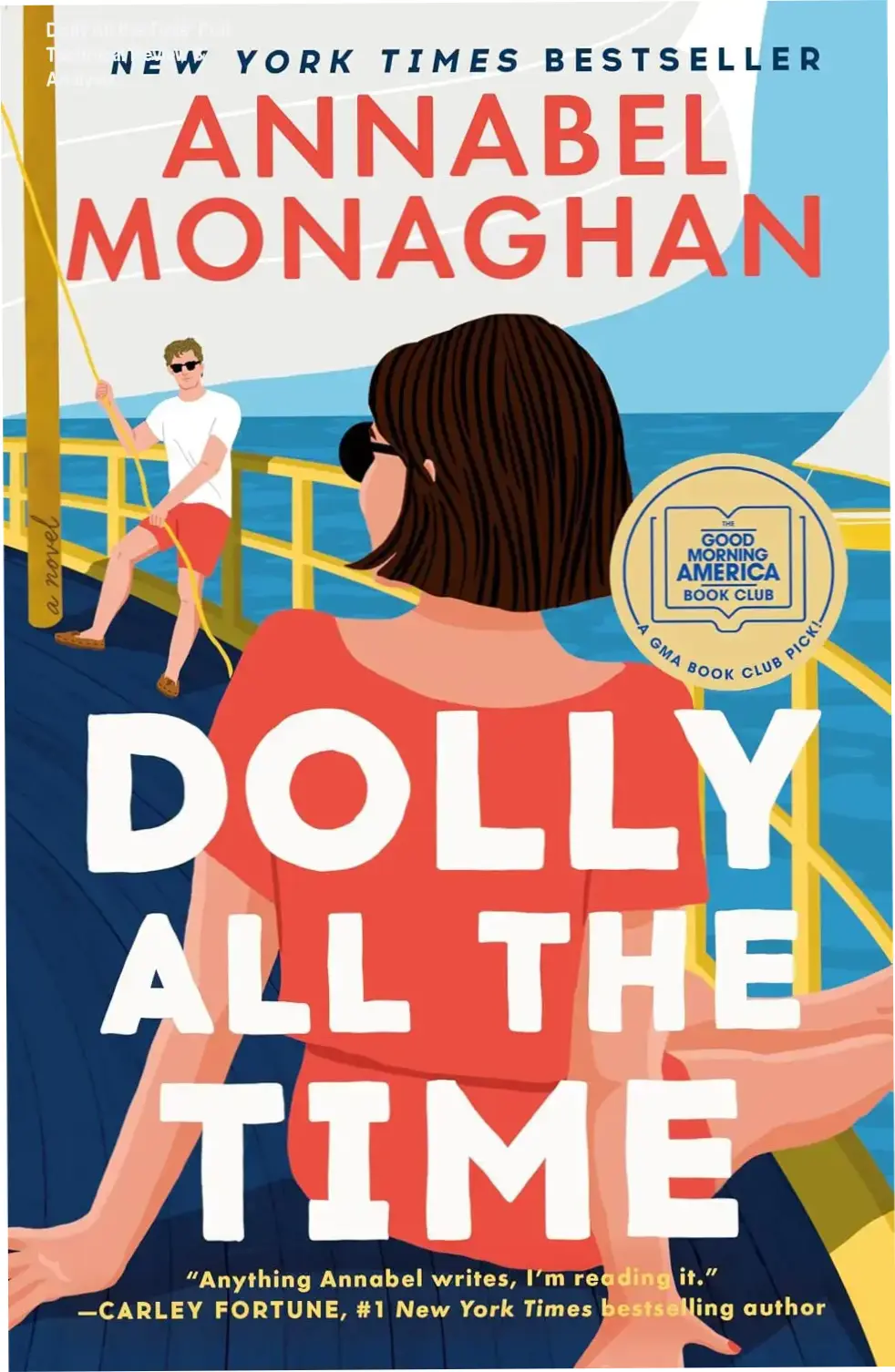 Cover of the Kindle edition of Dolly All the Time by Annabel Monaghan, a GMA Book Club pick
