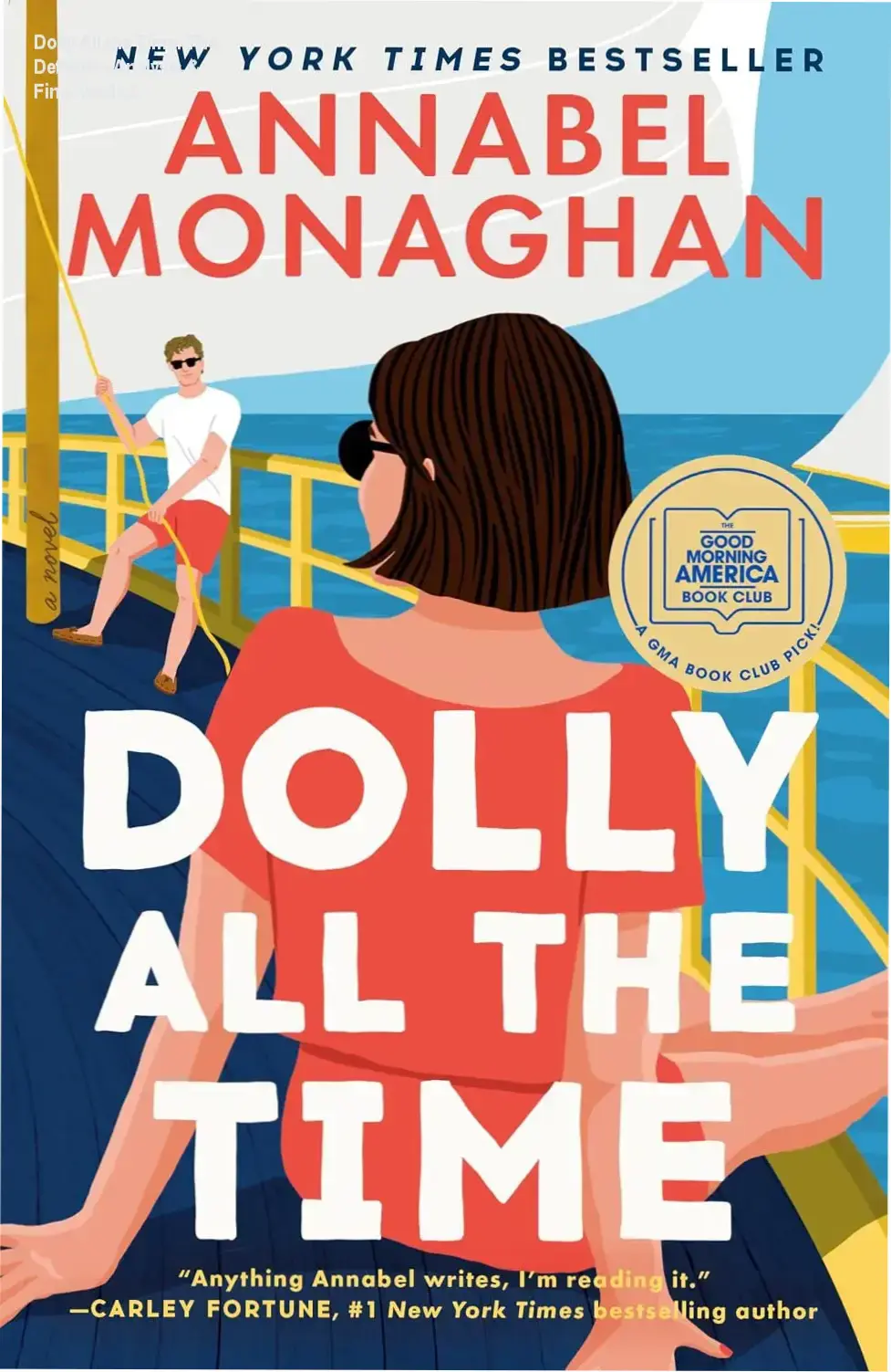 Dolly All the Time book cover showcasing the romantic seaside theme