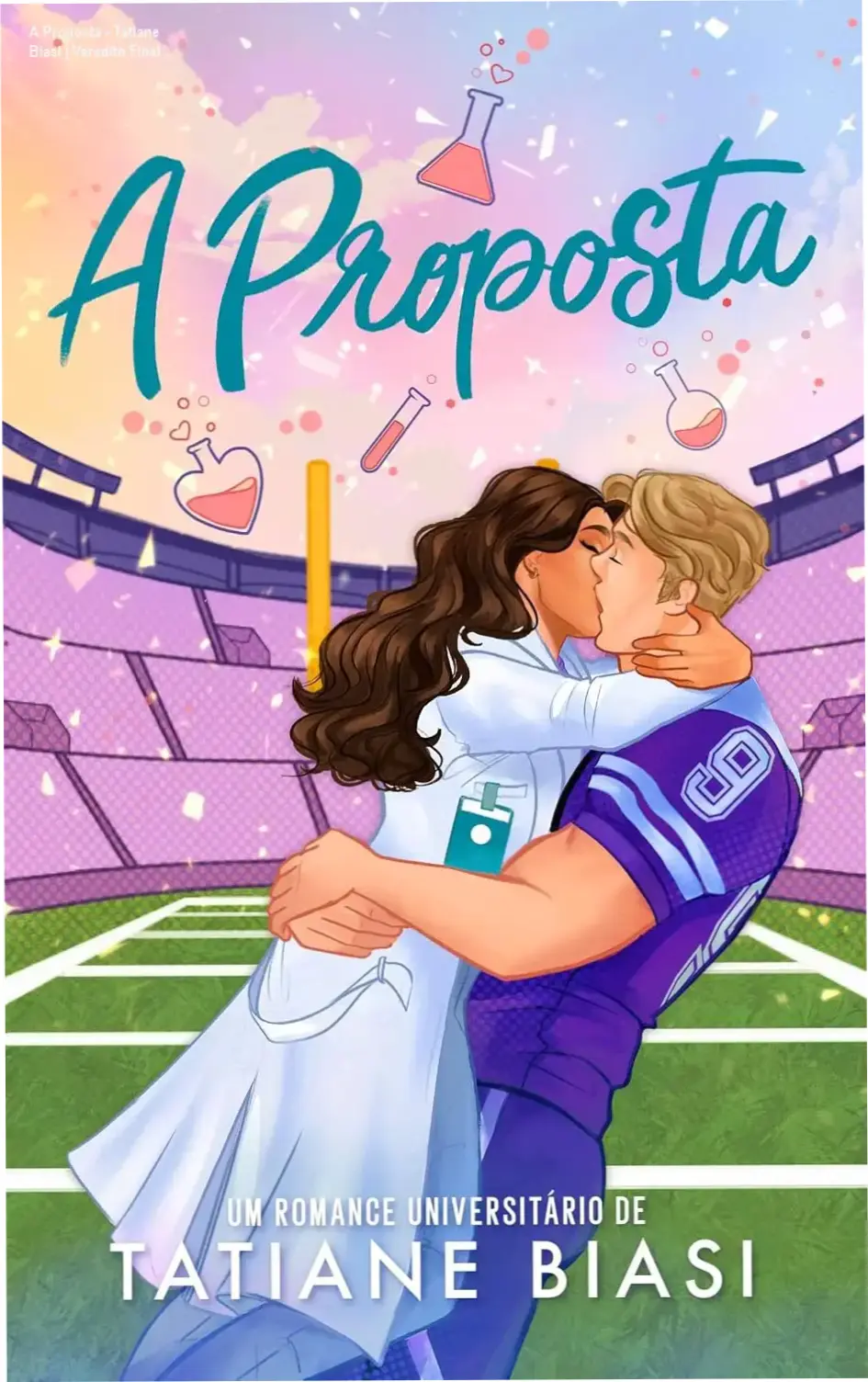 Capa do eBook A Proposta de Tatiane Biasi, romance de fake dating