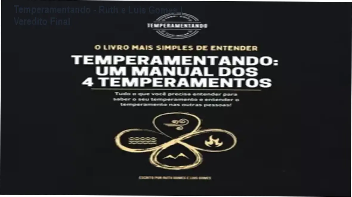 Capa do e-book Temperamentando: Um Manual dos 4 Temperamentos