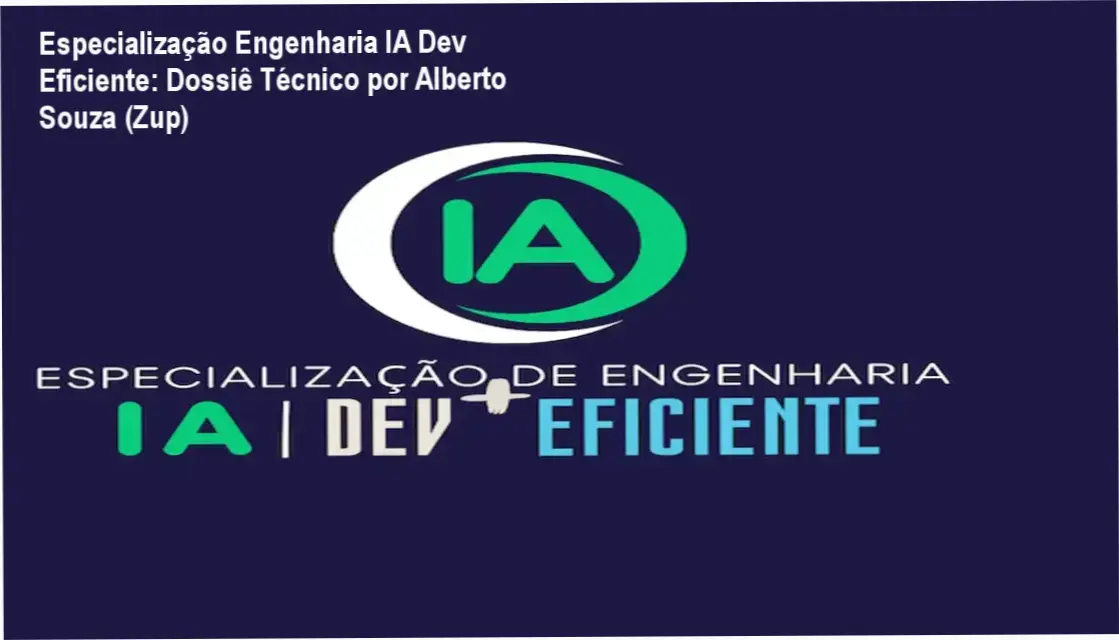 Alberto Souza, CTO da Zup, ensinando arquitetura de sistemas com LLMs, RAG e agentes no curso Dev Eficiente