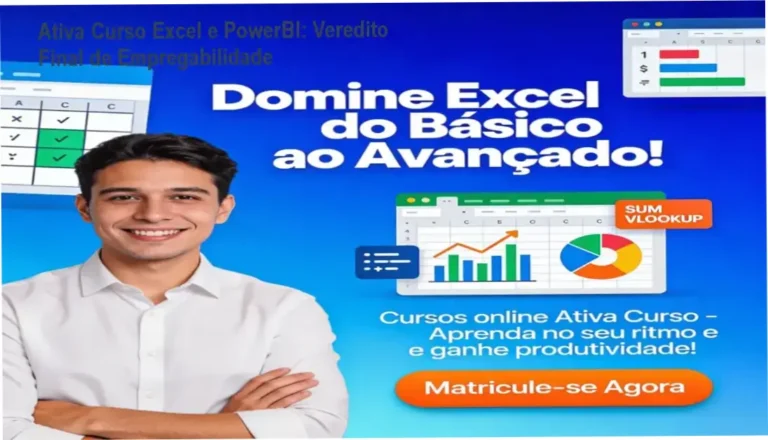 Ativa Curso Excel e PowerBI: Veredito Final de Empregabilidade