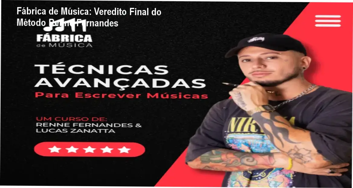Fábrica de Música Renne Fernandes bastidores e funcionamento do curso