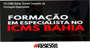Profissional de contabilidade estudando a legislação técnica do ICMS na Bahia através do curso FEI