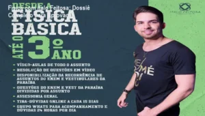 Interface do curso Física com Ítalo Feitosa exibindo videoaulas e materiais de estudo para o ENEM