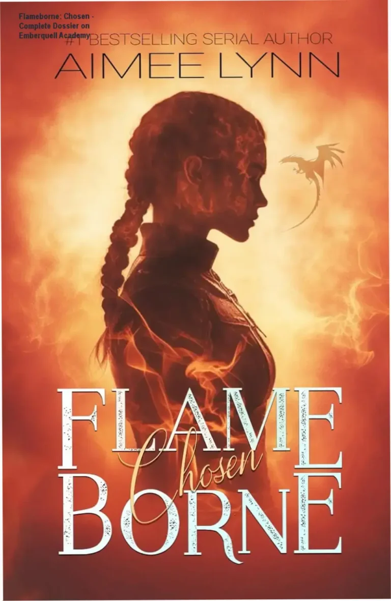 Flameborne: Chosen book cover featuring the Emberquell Academy dragon rider theme