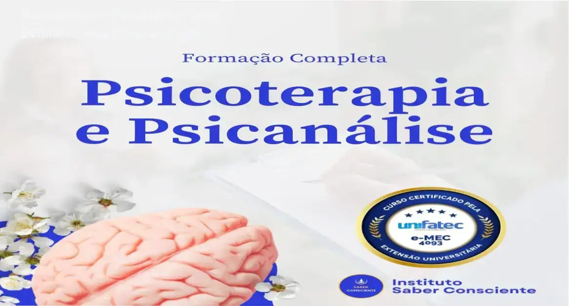 Certificado e carteira de registro profissional de Psicoterapia e Psicanálise Clínica