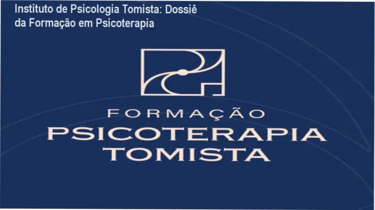 Instituto de Psicologia Tomista: Dossiê da Formação em Psicoterapia