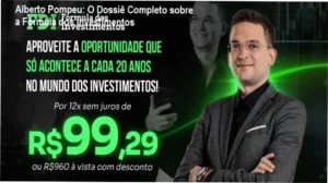 Visão interna da plataforma de aulas da Fórmula dos Investimentos de Alberto Pompeu