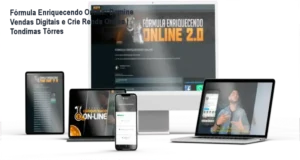 Capa digital do curso Fórmula Enriquecendo Online com título destacado em destaque