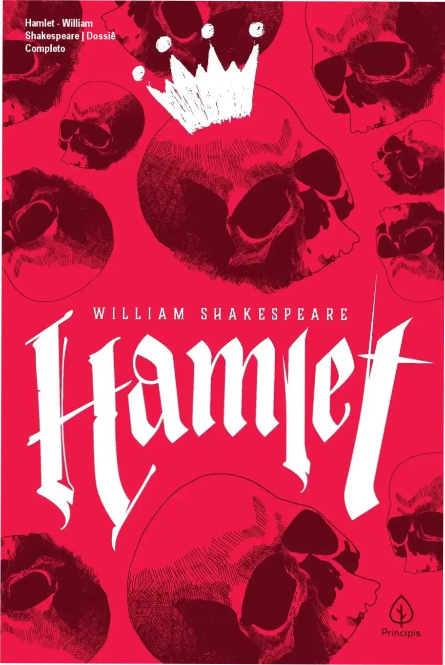 Capa do livro Hamlet de William Shakespeare em versão adaptada