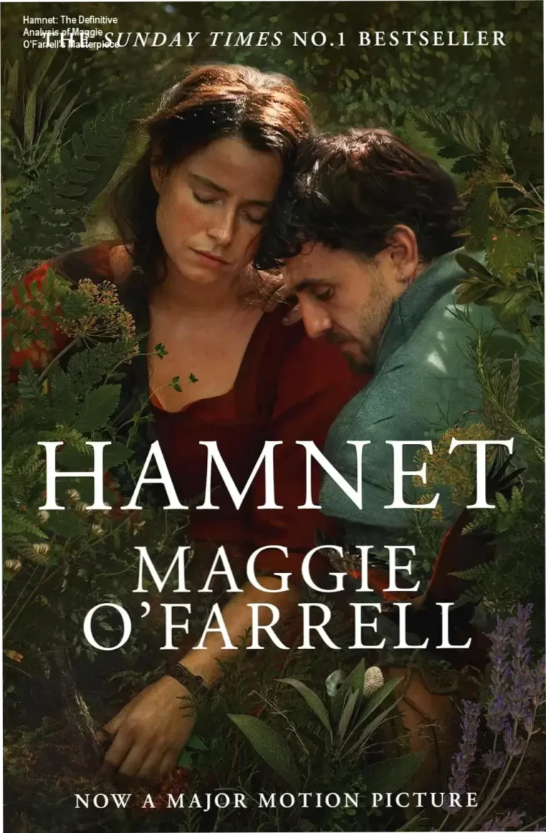 Book cover of Hamnet by Maggie O'Farrell focusing on the untold story of Shakespeare's family