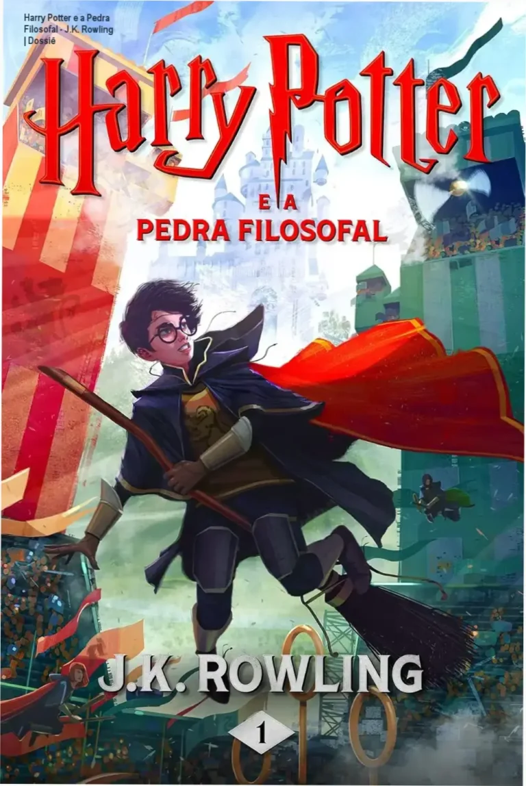 Capa do eBook Harry Potter e a Pedra Filosofal de J.K. Rowling em formato digital para Kindle