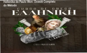 Interface de estudos do curso Hellenike de Paulo Won mostrando módulos de Grego Bíblico