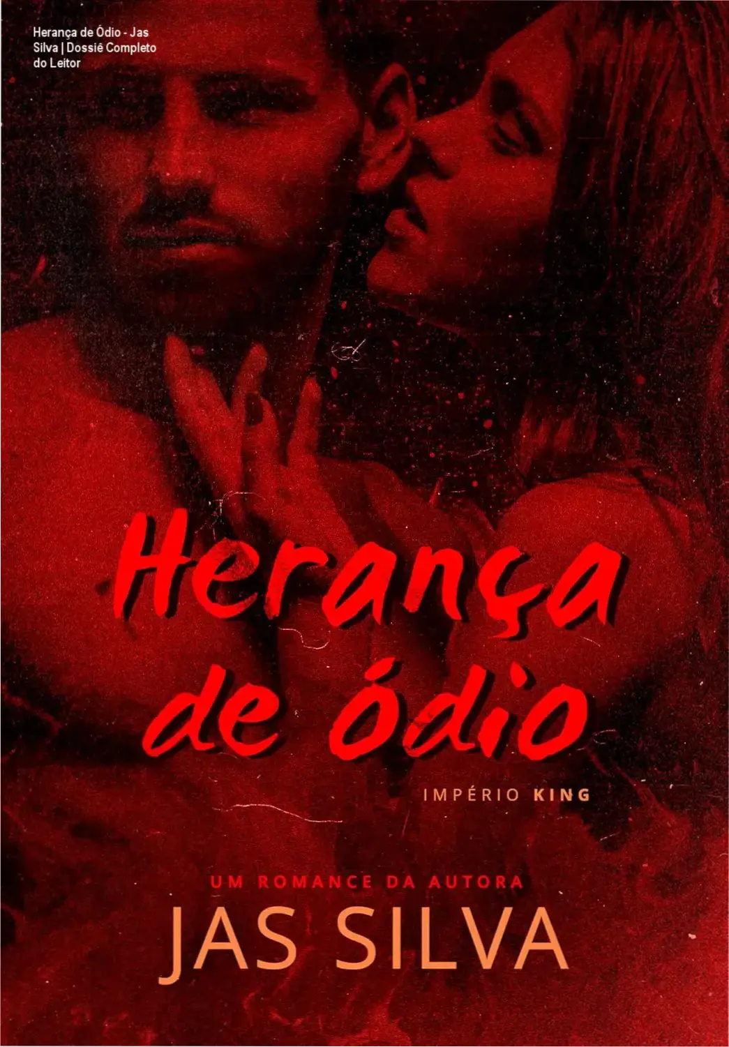 Capa do eBook Herança de Ódio de Jas Silva em dispositivo Kindle