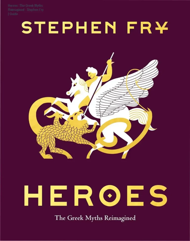 Cover illustration of Heroes: The Greek Myths Reimagined by Stephen Fry, featuring classical art and heroic figures.