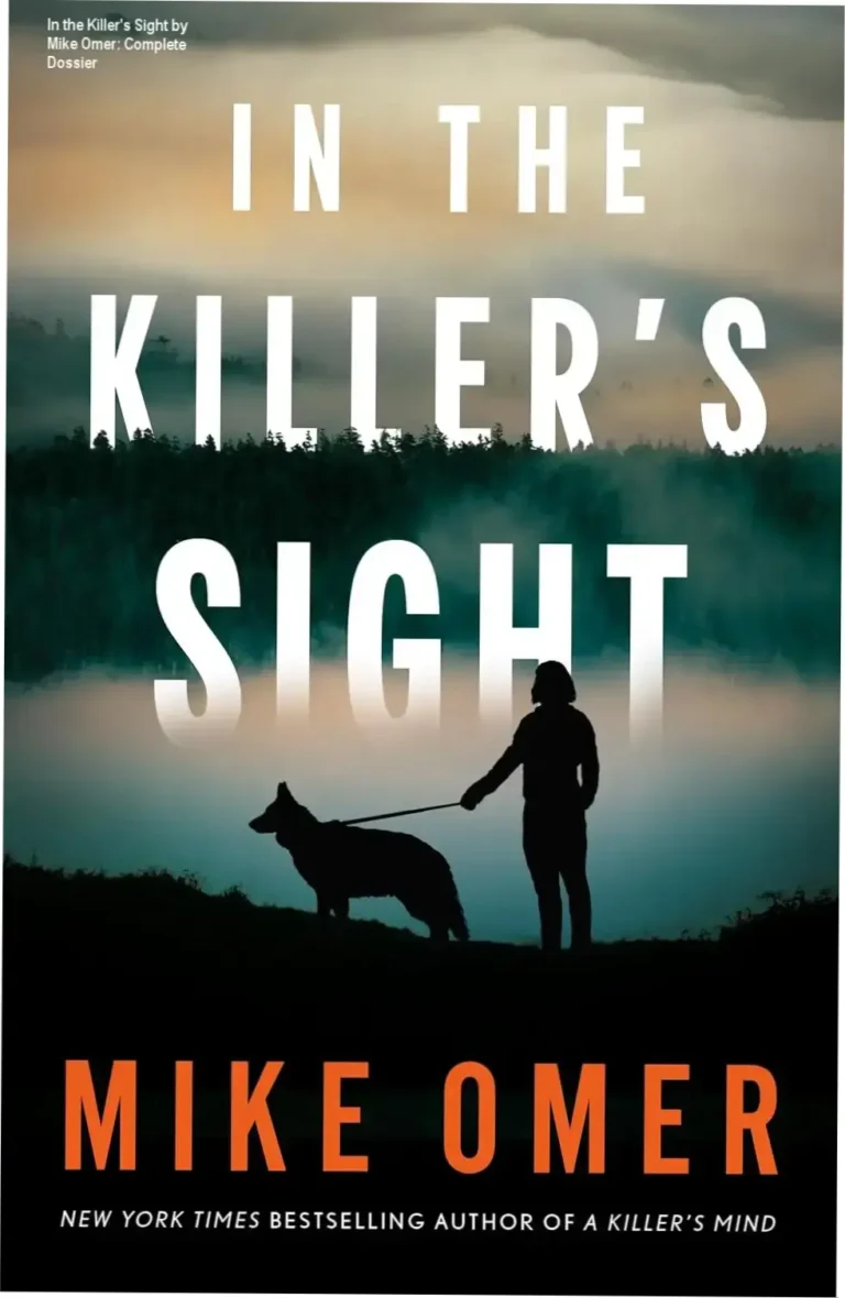 Digital cover and thematic representation of In the Killer's Sight thriller by Mike Omer