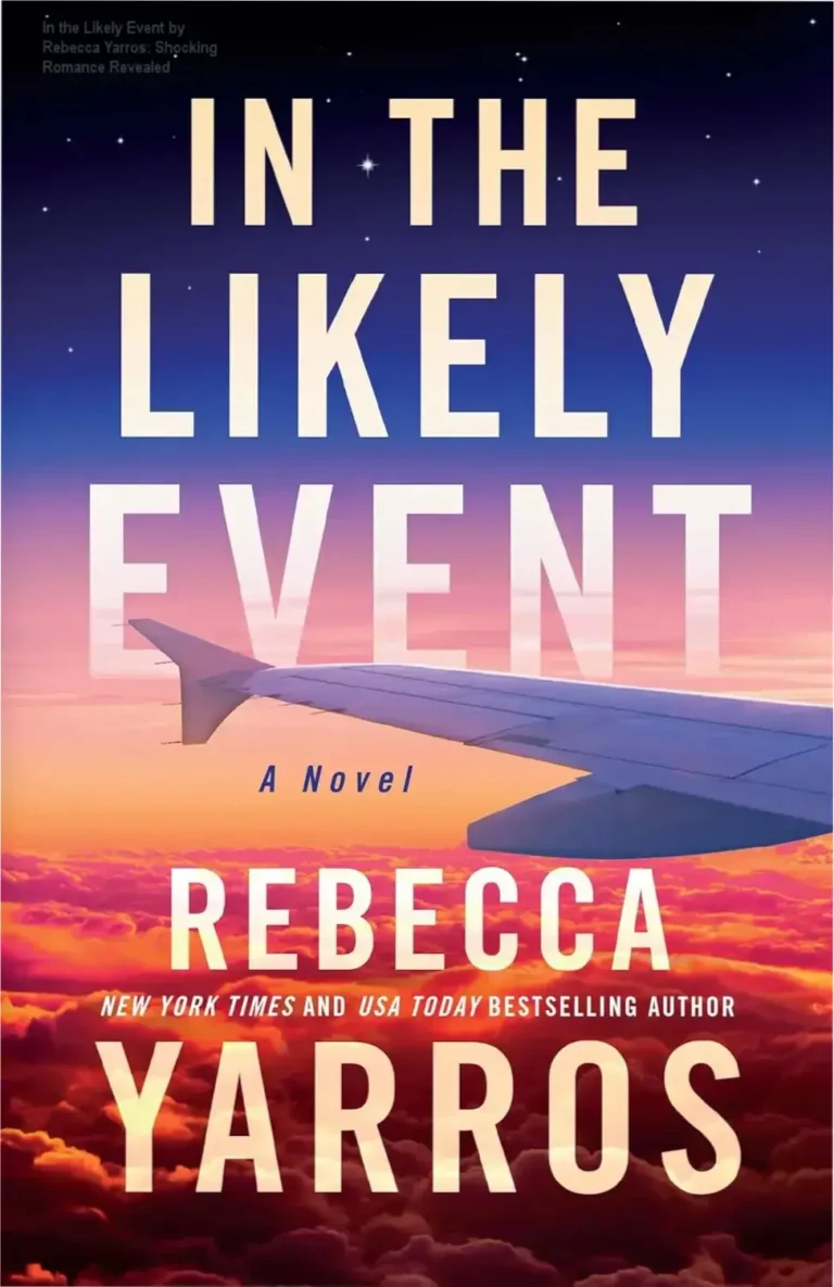Cover of In the Likely Event by Rebecca Yarros ebook featuring dramatic river scene