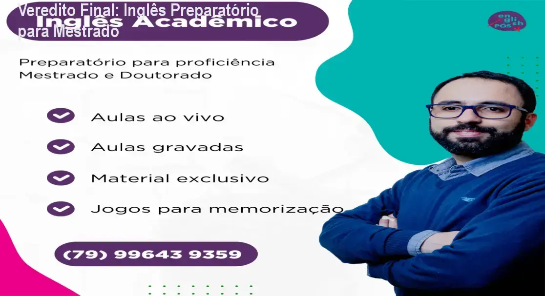Inglês Preparatório: Proficiência Mestrado e Doutorado - Plano Full | bastidores do método de tradução continuada