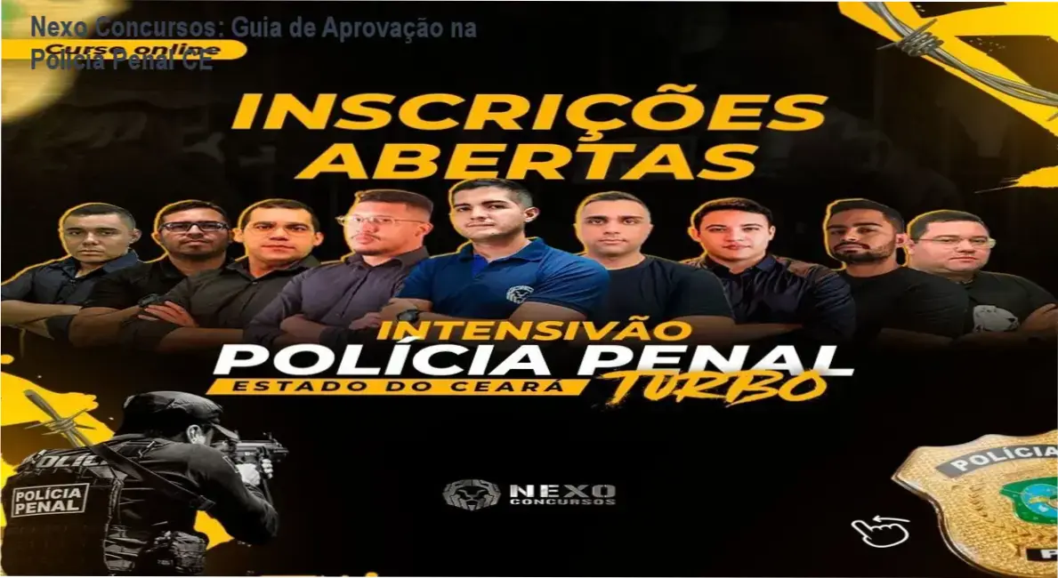 Estudante utilizando cronograma estratégico do Intensivão Turbo da Nexo Concursos para aprovação na Polícia Penal do Ceará