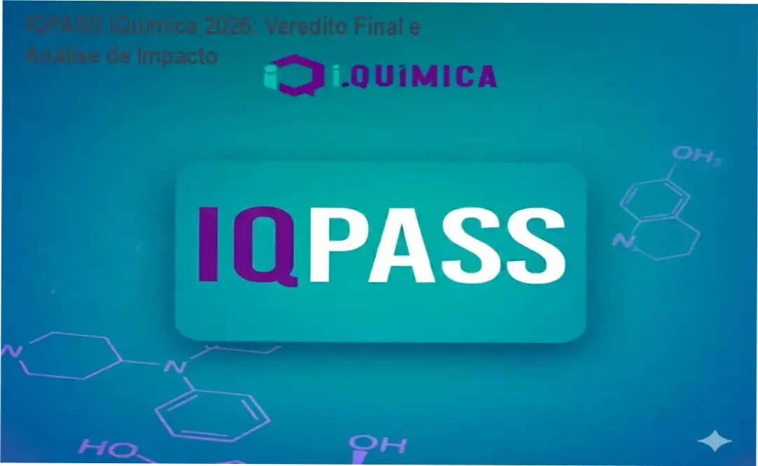 Interface do curso IQPASS Passaporte iQuímica 2026 com cronograma de estudos para Medicina
