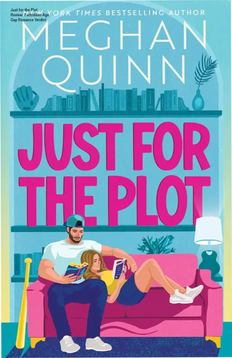 Just for the Plot by Meghan Quinn Kindle edition cover on e-reader screen