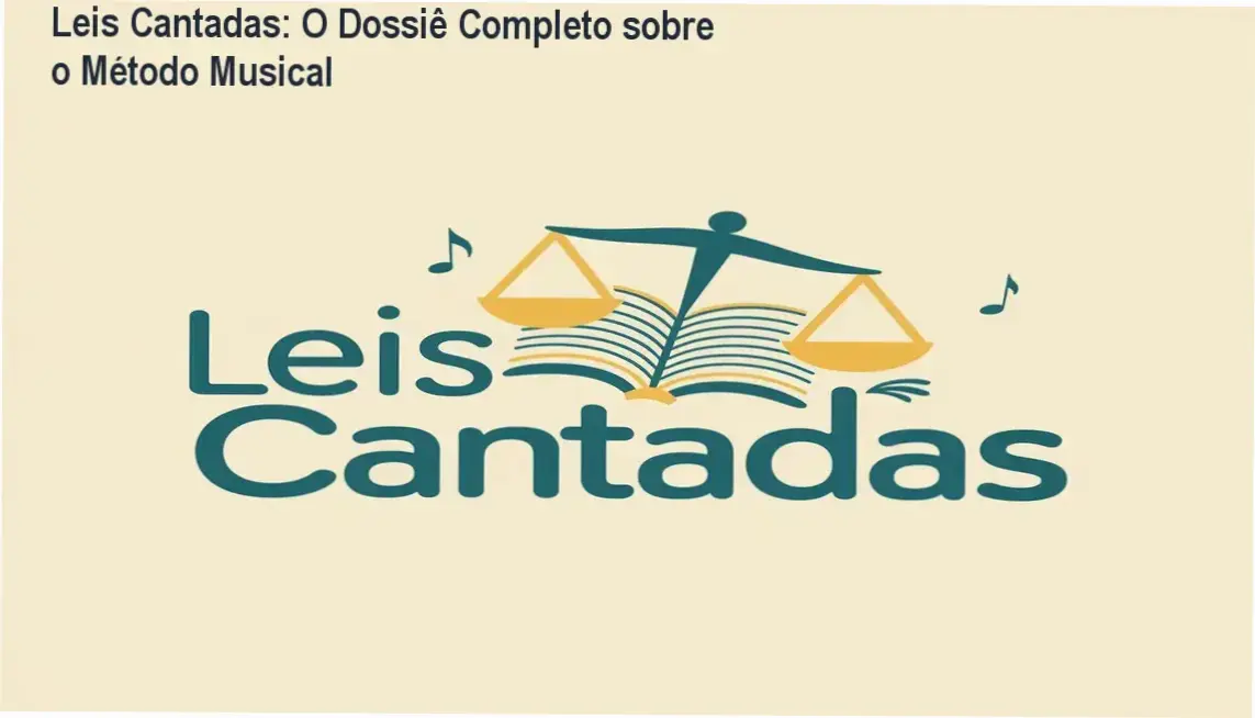 Representação visual do método Leis Cantadas para memorização de leis através de música