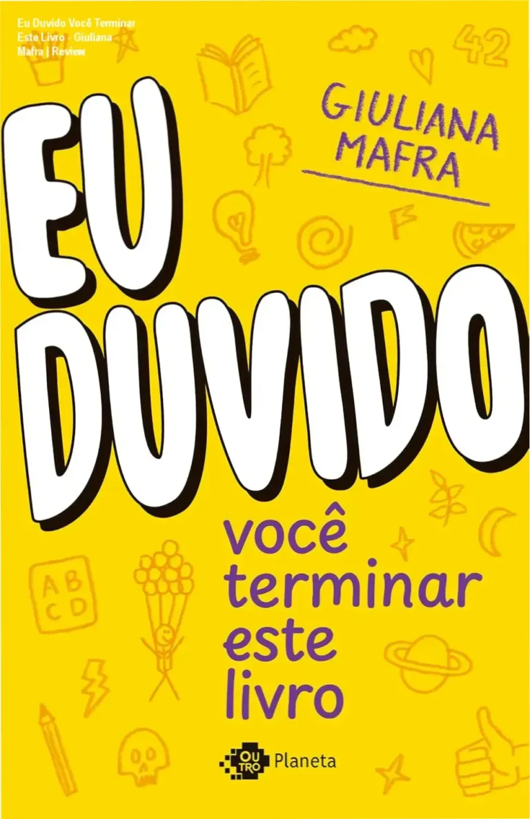 Capa do livro Eu Duvido Você Terminar Este Livro de Giuliana Mafra com foco em desafios criativos