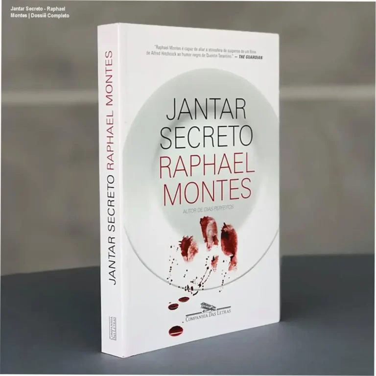 Capa do livro Jantar Secreto de Raphael Montes em dispositivo digital