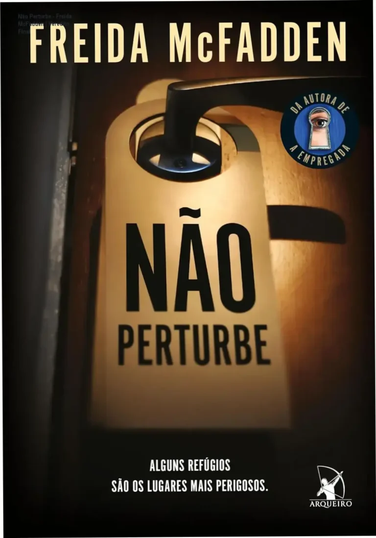 Capa do livro Não Perturbe de Freida McFadden em dispositivo digital