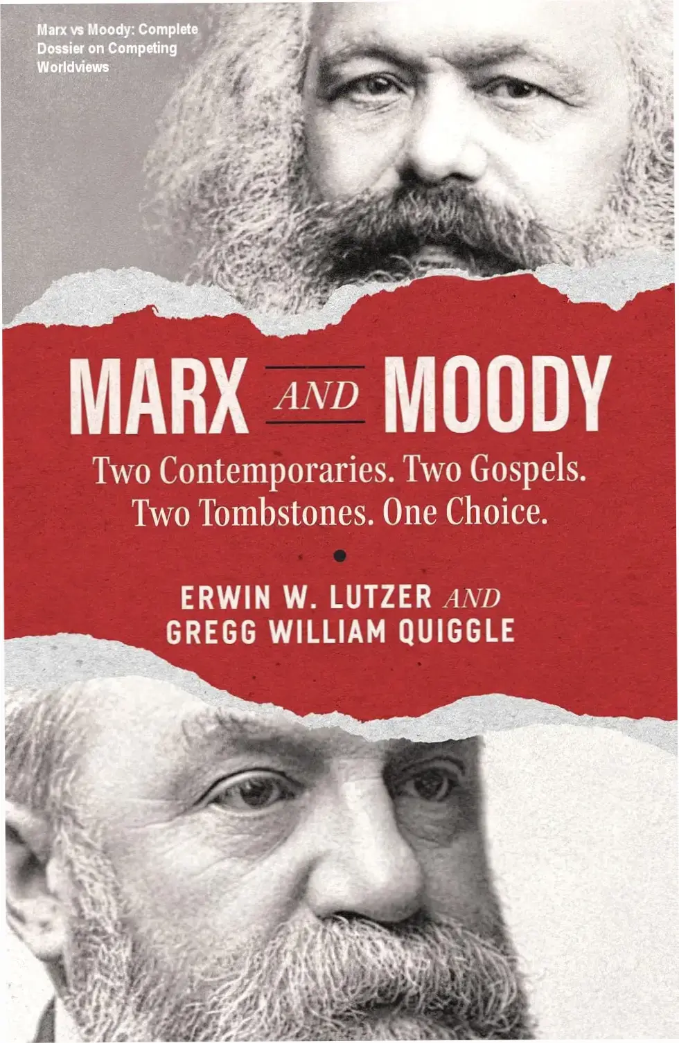 Cover of Marx and Moody book contrasting Marxist and Christian worldviews