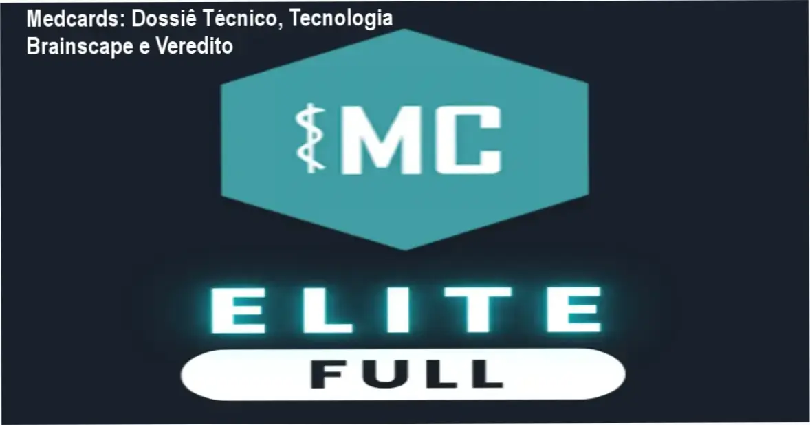 Interface do Medcards Combo Elite mostrando flashcards com repetição espaçada e áudios de ausculta clínica