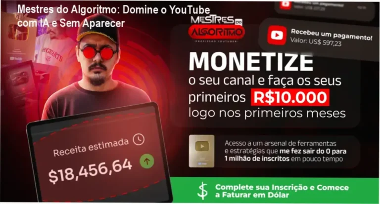 Mestres do Algoritmo: Domine o YouTube com IA e Sem Aparecer
